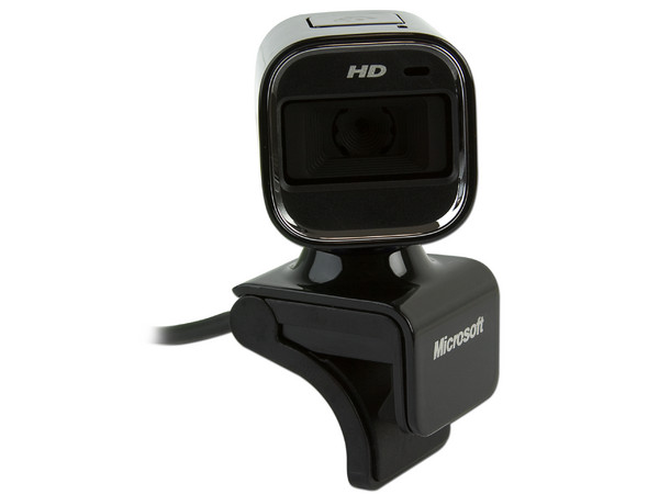 WebCam Microsoft LifeCam HD-6000 para Notebooks, HD 720p widescreen (16:9), USB.