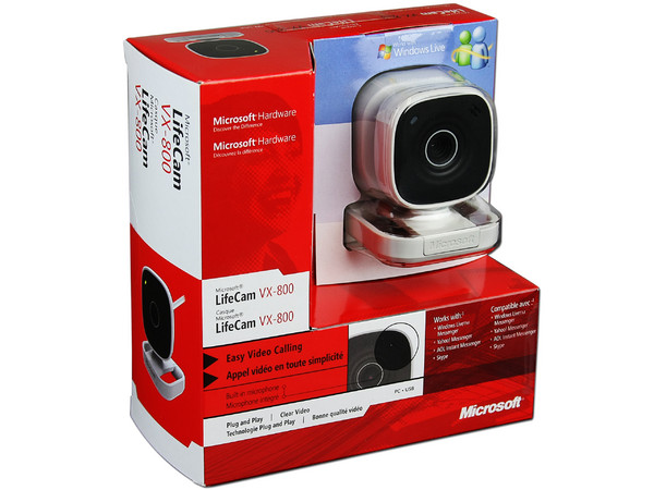 WebCam Microsoft LifeCam VX-800, 640x480, USB.