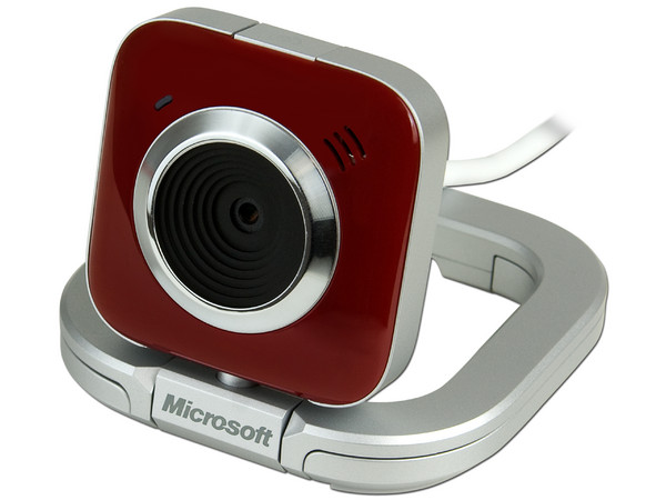 WebCam Microsoft LifeCam VX-5500, 1.3MP, Micrófono integrado, USB, Carcasas intercambiables (Roja, Azul y Blanca).