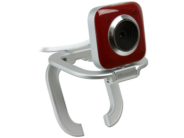 WebCam Microsoft LifeCam VX-5500, 1.3MP, Micrófono integrado, USB, Carcasas intercambiables (Roja, Azul y Blanca).