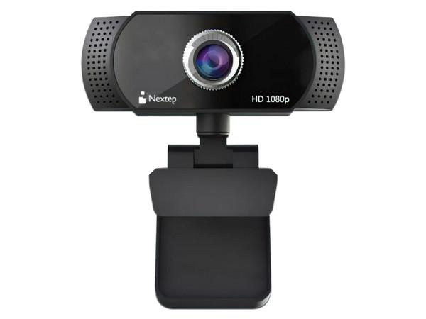 Cámara Web Nextep NE-423, Video 1080p con Micrófono integrado, USB.
