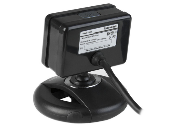 Cámara Web Vorago 300 Black, USB 2.0