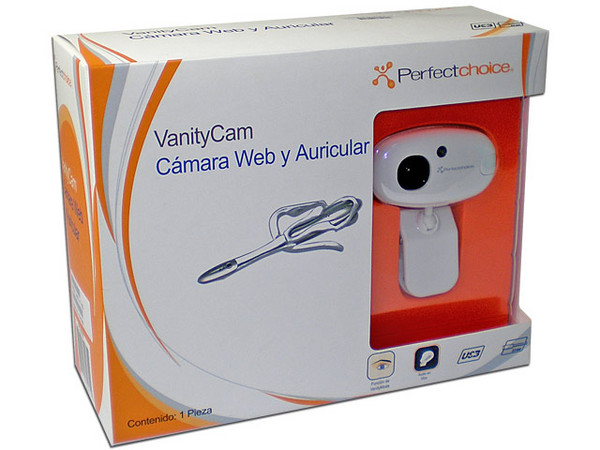 Cámara Web Perfect Choice Vanity Cam, Resolución de 800x600, USB, incluye Auricular
Gratis Kit de Lujo Lector de Tarjetas y Adaptadores USB2.0