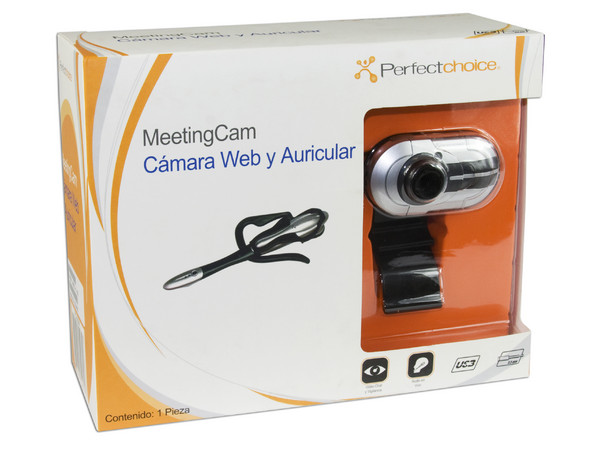 Cámara Web Perfect Choice Meeting Cam, Resolución de 800x600, USB.
Gratis Kit de Lujo Lector de Tarjetas y Adaptadores USB2.0