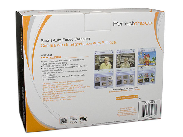 Cámara Web Perfectchoice con Auto Enfoque, Resolución Máxima 1280x1024, USB