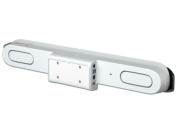 Barra de vídeo Poly All In One Studio X52 de 20MP, 4K (3840 x 2160), USB-C, HDMI, Bluetooth, Color negro.