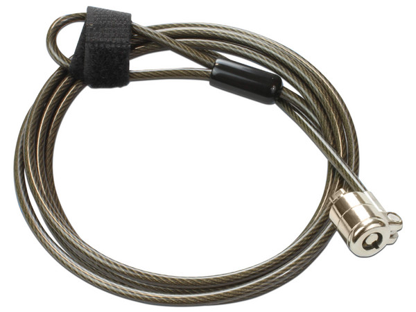 Candado de Seguridad EC Line EC-CP002, Cerradura con Llave, 1.8m. Color Negro.