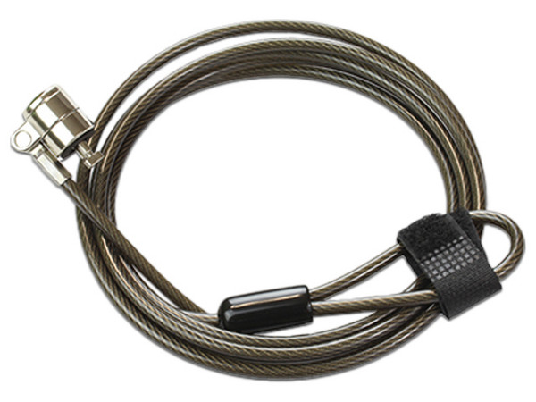 Candado de Seguridad EC Line EC-CP002, Cerradura con Llave, 1.8m. Color Negro.