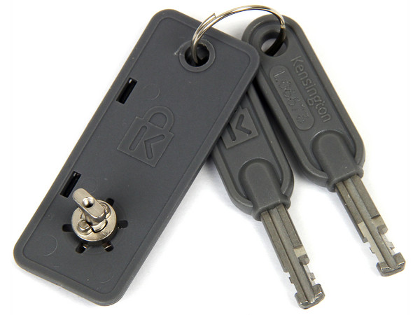 Cable de Seguridad Kensington ClickSafe con candado de llave para Laptop.