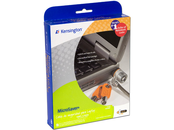 Cable de Seguridad Micro Saver con Candado de llave para Laptop, Marca Kensington