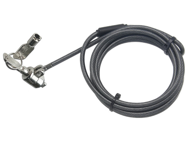 Klip Xtreme KSD-350, cable de seguridad para notebook, con llave estándar Tbar.
