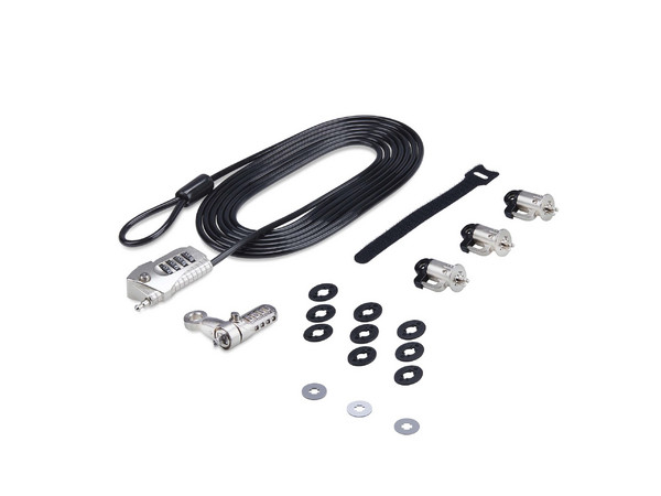 Juego de Candado StarTech 3M4-DESK-LOCKING-KIT para 3 Dispositivos.
