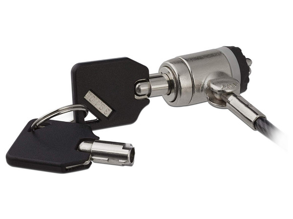 Candado de seguridad StarTech para Laptop tipo K con candado.