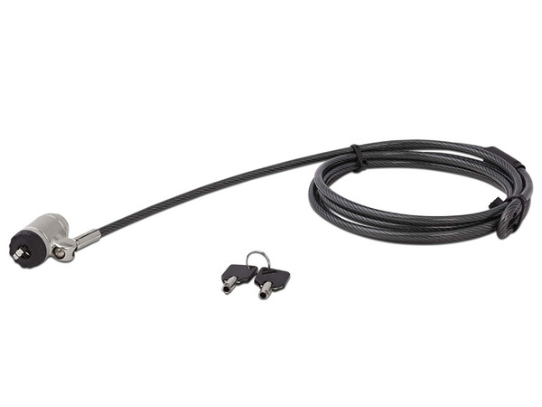 Candado de seguridad StarTech para Laptop tipo K con candado.