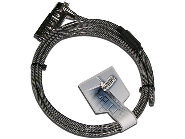 Cable de Seguridad con Candado de Combinación para Laptop, Marca Targus.