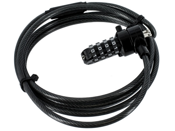 Cable de Seguridad TechZone con cerradura de combinación (1.5 m)