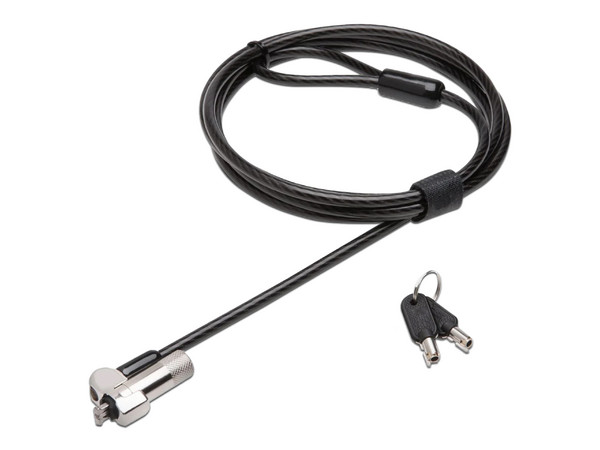 Cable de Seguridad TechZone NANO LOCK  Compatible con MAC y PC, 1.8m, Color Negro.