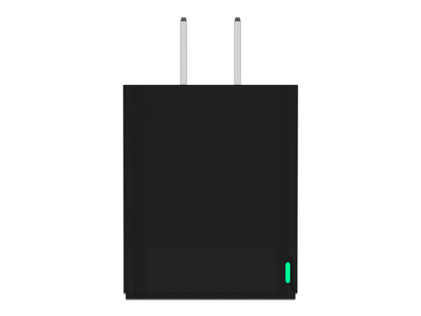 Cargador de pared Acteck Energon Prime AC-935562 de 38W con 1 puerto USB y carga rápida. Color Negro.
