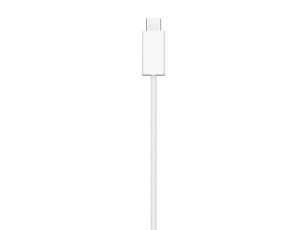Cargador magnético Apple MT0H3AM/A de carga rápida con USB tipo C compatible con MacBook iMac Apple Watch y AirPods. Color Blanco.