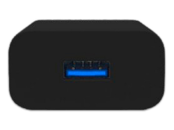 Cargador de pared BRobotix 6006641 de carga rápida con USB. Color Negro.