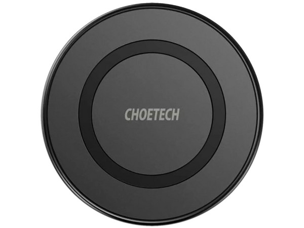 Base de carga Choetech T526-S inalámbrica de carga rápida 10W. Color Negro.