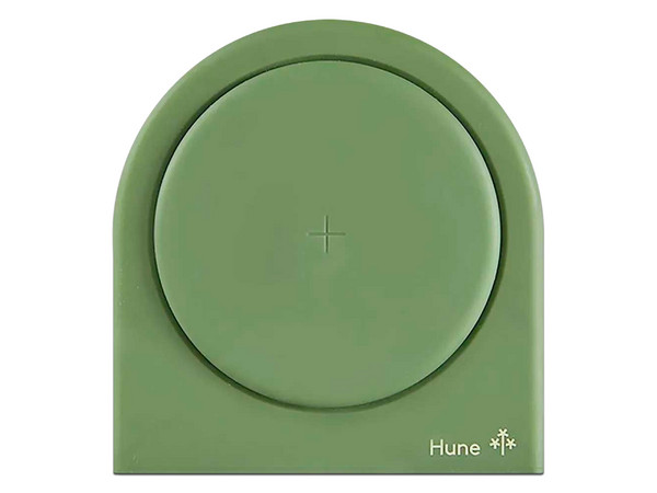 Cargador inalámbrico Hune AT-ACC-WI-001-BOS de 10W con tecnología Qi sustentable y ecológico.