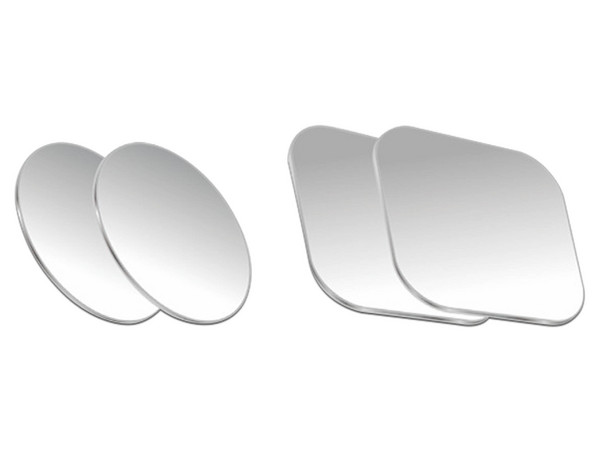 Base metálica para celular MyBat OTHHOMEHOD120 para soporte magnético cuadrada y circular 4 piezas.