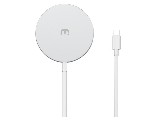 Base de carga MyBat RCGWIRC11S con carga inalámbrica Qi compatible con Android e iPhone.