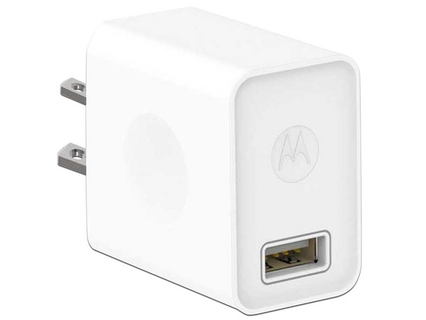 Cargador de pared Motorola MO-SPN5945A OEM con 1 puerto de 2A. Color Blanco.