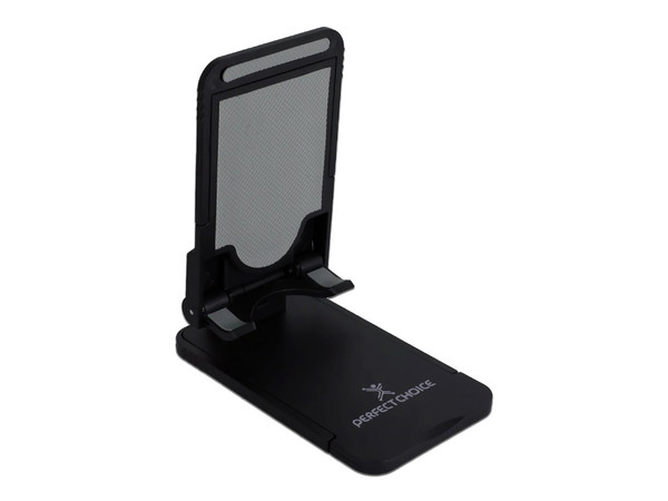 Base de escritorio Perfect Choice PC-332961 para smartphone plegable y portátil. Color Negro.