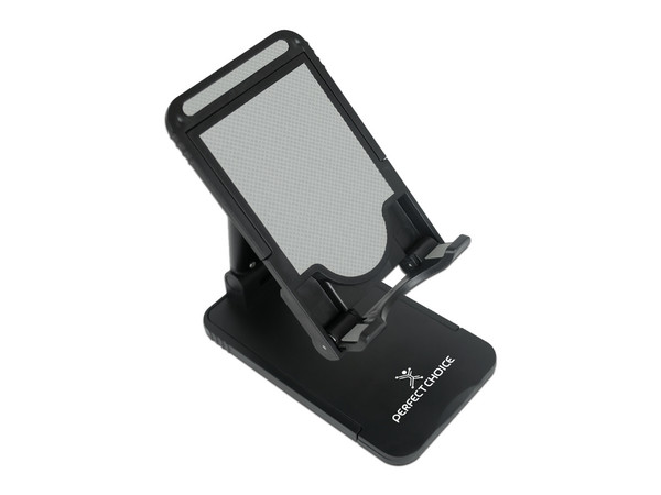 Base de escritorio Perfect Choice PC-332961 para smartphone plegable y portátil. Color Negro.