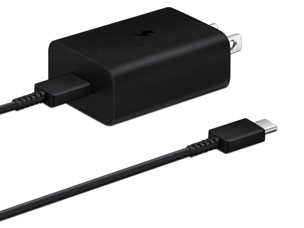 Cargador de Pared Samsung Travel de 15W, Incluye Cable de Carga USB Tipo C. Color Negro.