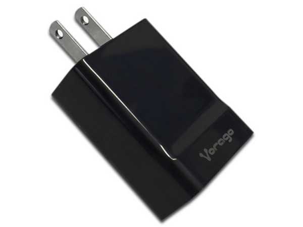 Cargador de pared Vorago AU-302BK de carga rápida con USB. Color Negro.