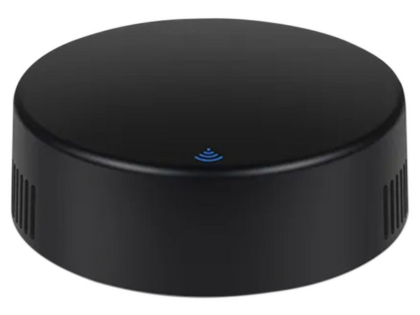 Módulo DuoSmart L20 IR + RF WiFi 2.4GHz Compatible con App DuoSmart Controla Equipos con Control Remoto Infrarrojo y Radio Frecuencia Color Negro.
