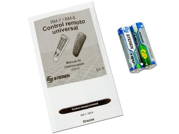 Control Remoto Universal 7 en 1. Color Gris.