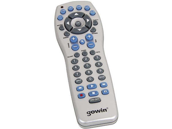 Control Remoto Universal Gowin 6 en 1. Color Gris