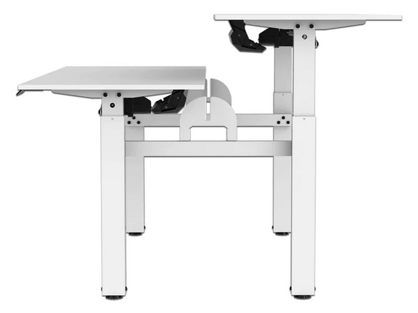 Escritorio Gamer Acteck Ergo Desk V2, Ergonómico Doble, Control inteligente, hasta 80 kg, Color Blanco.
