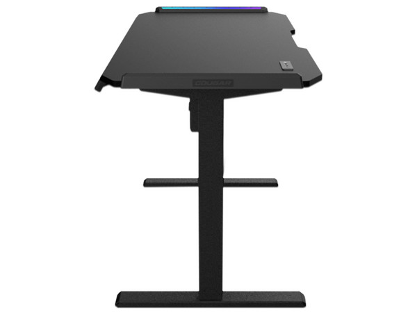 Escritorio Gamer Cougar E-Deimus 120, Iluminación RGB, Bandeja de Cables, Altura Ajustable, Color Negro.