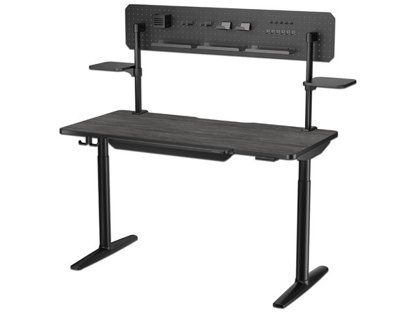 Escritorio Gaming Cougar E-ODYSSEY, Eléctrico, Tablero de 1/2, Altura Ajustable, Color Negro.