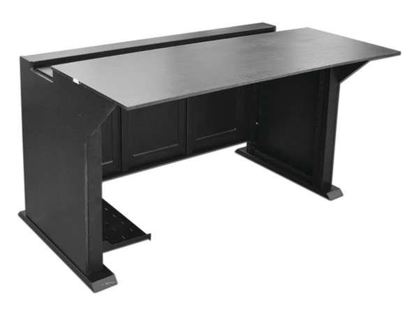 Escritorio Profesional para Monitoreo Epcom EM-S02, Acero, Color Negro.