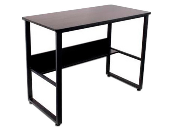Escritorio de Trabajo Nextep NE-656 para Hogar y Oficina, Base Metálica, Color Negro.