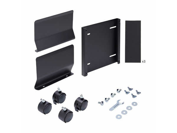 Estación de carga para CPU StarTech CPUMOBILESTND, Ajustable de 132 a 220 mm, Soporte de Acero, Capacidad de Carga 21kg, con Ruedas y Frenos.
