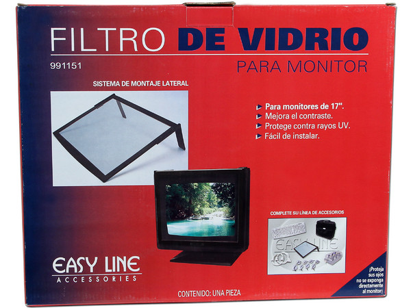 Filtro de Vidiro Easy Line para Monitor de 17