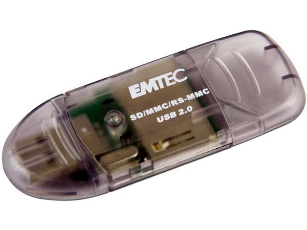 Kit para Cámara Digital Emtec de Estuche protector, Tarjeta SD 60X de 1GB y Lector de memorias.