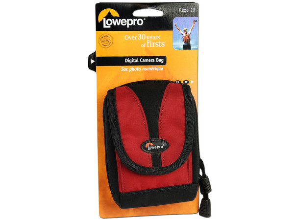 Estuche Lowepro Rezo 20 para Cámara Digital. Color Rojo