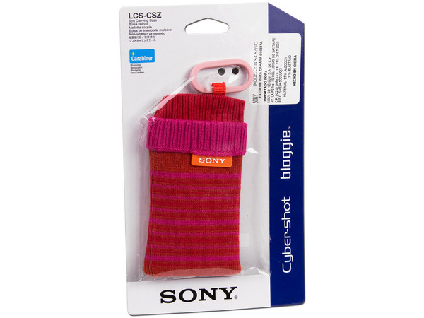 Funda tipo Calcetín Sony para Cámara Cyber-Shot bloggie. Color Roja