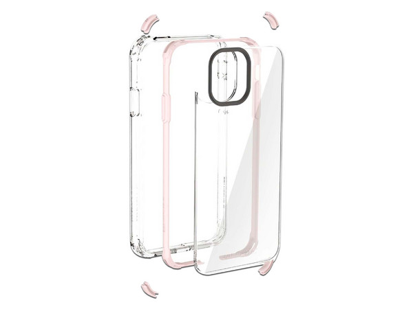 Funda Ballistic B Shock para iPhone 11 Pro. Color Rosa Transparente.