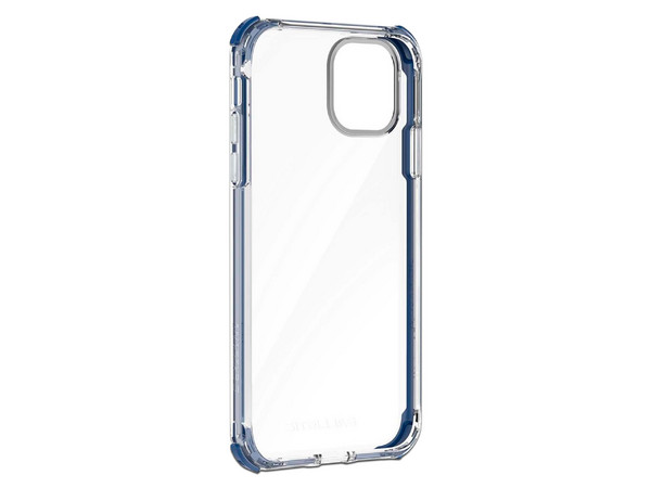 Funda Ballistic B Shock X90 para iPhone 11 Pro Max. Color Transparente con Azul.