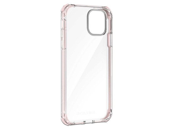 Funda Ballistic B Shock X90 para iPhone 11 Pro Max. Color Transparente con Rosa.