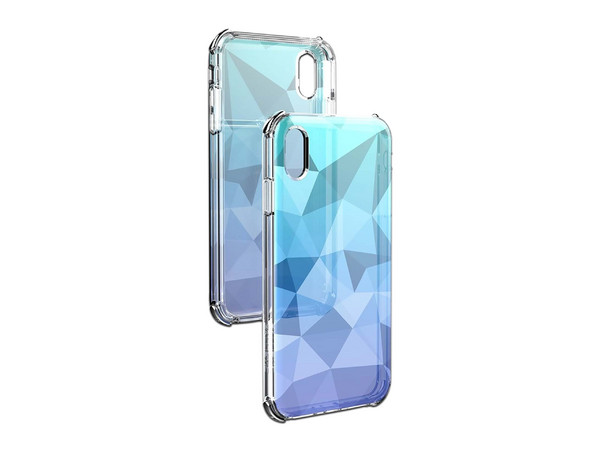 Funda Ballistic Jewel Mirage para iPhone XS Max. Uso rudo. Color Azul.